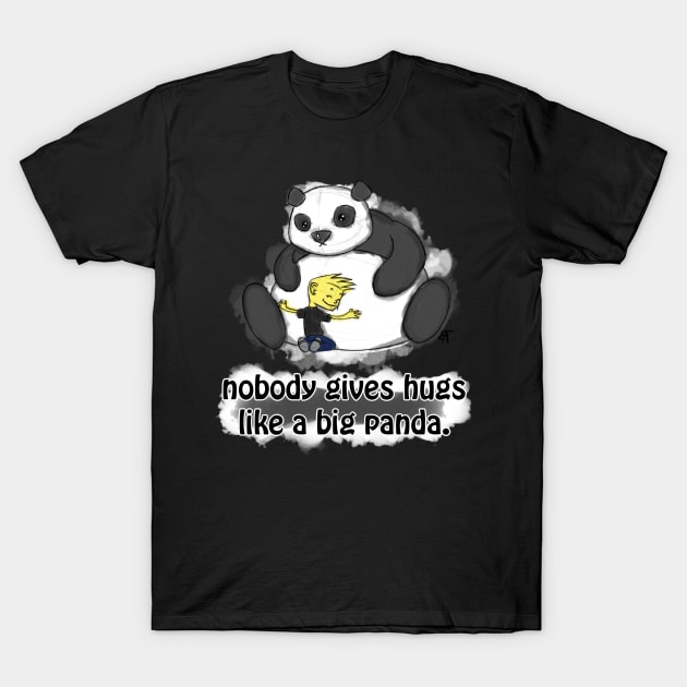 Panda Hugs T-Shirt by MastaKong19